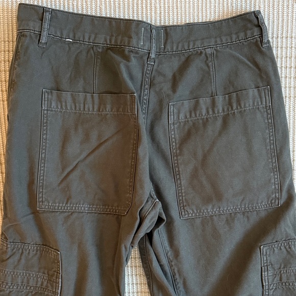 WORN ONCE Citizens of Humanity Marcelle Olive Green Cargo Utility Pants - Picture 13 of 13